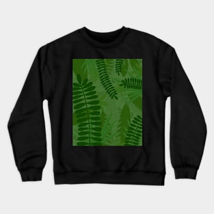 Tropical Leaves Crewneck Sweatshirt